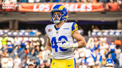 Los Angeles Rams linebacker Jake Gervase (43) during an NFL