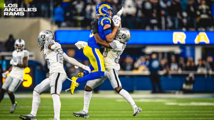 Ben Skowronek of the Los Angeles Rams makes a reception against Nate  News Photo - Getty Images