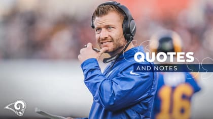 Los Angeles Rams' Sean McVay rattles off entire Chicago Bears' defense