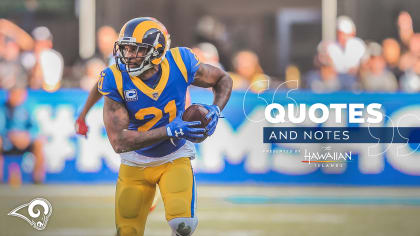 Todd Gurley II Los Angeles Rams Nike Color Rush Player Name