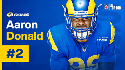 Rams defensive tackle Aaron Donald is No. 11 on NFL Top 100 Players of 2023