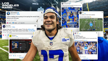 Dov Kleiman on X: Update: #Rams rookie WR Puka Nacua caught the