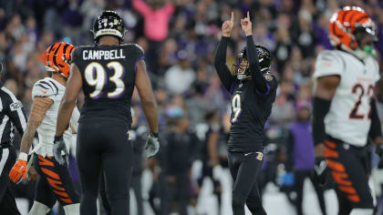 Tucker nails game-winning field goal as Ravens beat the Bengals