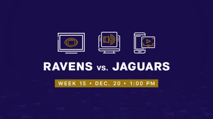 NFL broadcast map, Week 15: Baltimore Ravens vs. Jacksonville Jaguars