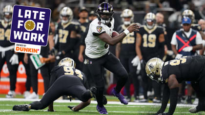 Late for Work 11/18: NFL's Best? Ravens Look the Part in Rout of Texans