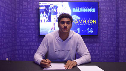 Kyle Hamilton Signs Ravens Rookie Contract