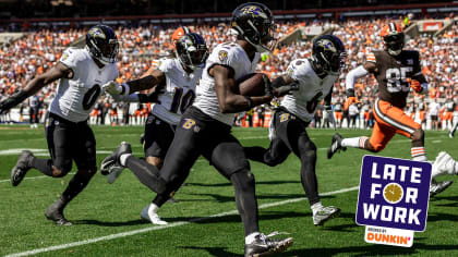 Ravens 3 Point Favorite Tomorrow Against The Browns