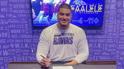 Daniel Faalele is joining the Baltimore Ravens and he is ready to go