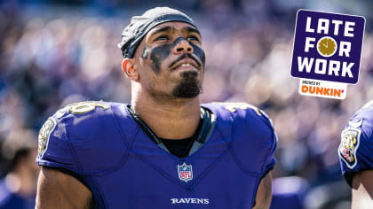 Baltimore Ravens safety Chuck Clark (36) in action during the second half  of an NFL football game against the Carolina Panthers, Sunday, Nov. 20,  2022, in Baltimore. (AP Photo/Nick Wass Stock Photo - Alamy