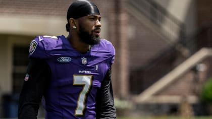 Photo] Rookie WR Rashod Bateman sports the Ravens purple for the first time  : r/ravens