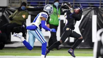 Image Marquise Brown image beautiful - Dallas Cowboys at Baltimore Ravens, Week 13, M&T Bank Stadium ...