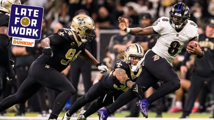 Saints manage late TD, secure NFC's top seed