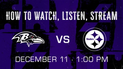 Baltimore Ravens vs Pittsburgh Steelers - December 11, 2022