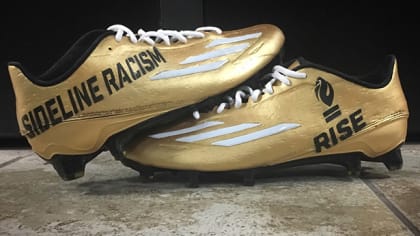 An NFL player needs to wear a pro-gay message on his cleats