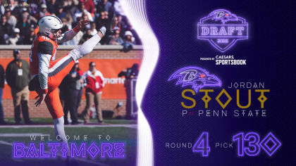 Ravens Select P Jordan Stout with 130th Pick in the 2022 NFL Draft