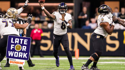 Ravens' Jackson gets first playoff win while Browns and Saints