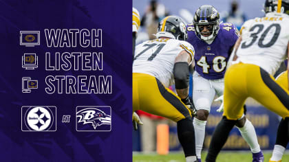 Steelers at Ravens: Time, TV channel, steaming, how to watch