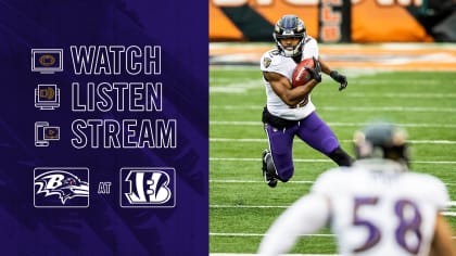 Cincinnati Bengals at Baltimore Ravens: Here's how to watch this