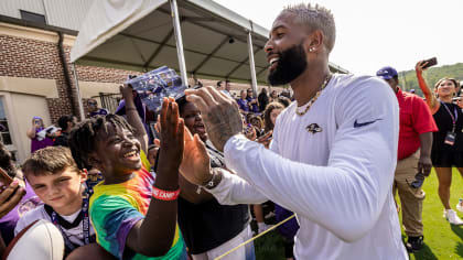 Odell Beckham Jr.'s First Practice as a Baltimore Raven