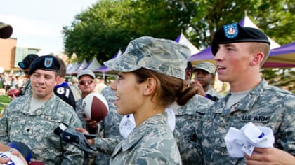 Ravens Honor Military Through Salute to Service Efforts