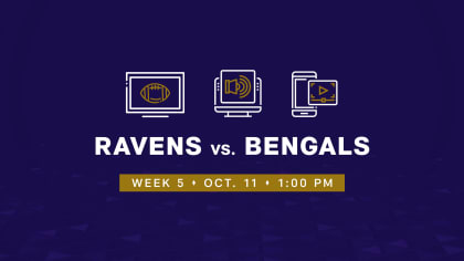 Watch Baltimore Ravens vs Cincinnati Bengals outside USA on