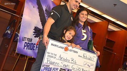 The Prize of All Prizes' — Lottery Player from Pasadena Wins Ravens Seats  for 20 Years – Maryland Lottery