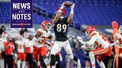 Rookie Tight End Mark Andrews—who took Steve Smith's old number