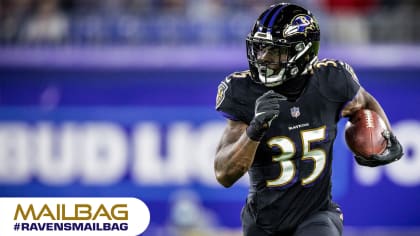 No, Baltimore Ravens running back Gus Edwards isn't going to stop 