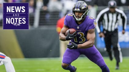 Ravens WRs Bateman, Duvernay expected to play vs. Patriots