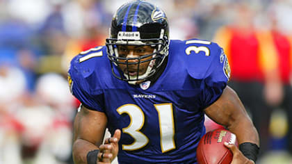 Jamal Lewis Crystallized Ravens' Bruising Image