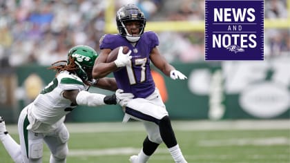 Ravens LT Ronnie Stanley, TE Nick Boyle return to practice; Jets rule  starting left tackle out of Week 1