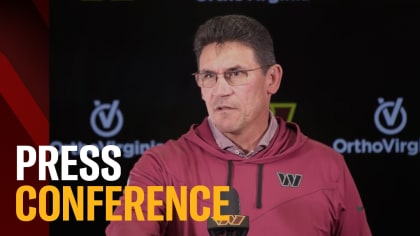 Washington Commanders Head Coach Ron Rivera talks Eagles loss