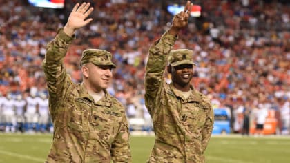 New York Jets pay tribute to America's military, veterans with annual  Salute to Service game