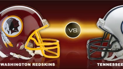 Week 10: Redskins (4-5) vs. Titans (5-4)