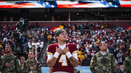 Commanders use Taylor Heinicke's image at FedEx Field in ads for 2023 season  tickets