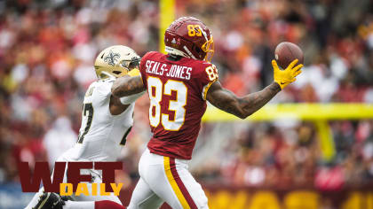 Washington Football Team tight end Ricky Seals-Jones (83) runs