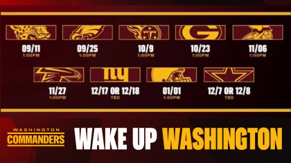 Wake Up Washington  All the reactions to the 2022 schedule