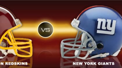 Week 1: Redskins (0-0) vs. Giants (0-0)