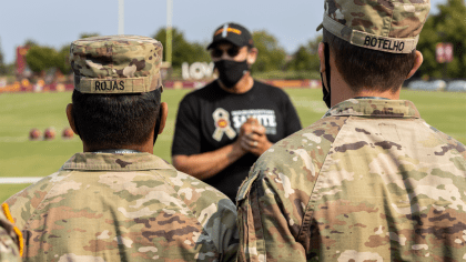 Photos: Raiders host military members for a day at Training Camp