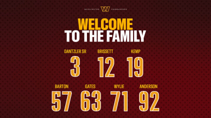 Washington Football: 6 WFT players receive new jersey numbers