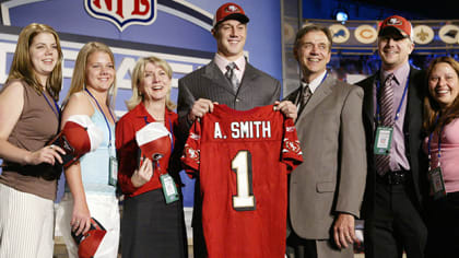 In the 2005 NFL Draft, the San Francisco 49ers elected to pick