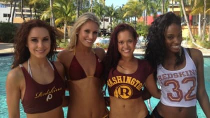 Redskins Cheerleaders unveil the 2016-2017 swimsuit calendar