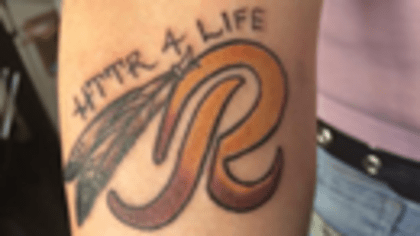 Crazy Washington Redskins Fan Getting Tattoos Of Starters' Signatures 