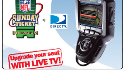 NFL Sunday Ticket In-Stadium available