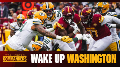 Green Bay Packers vs Washington Commanders game photos at FedEx Field