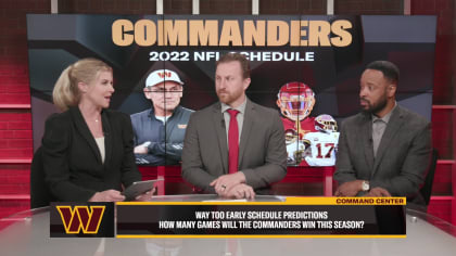 Commanders reveal 2022 regular season schedule