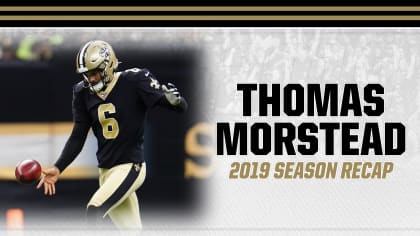 New Orleans Saints punter Thomas Morstead proved to be consistent