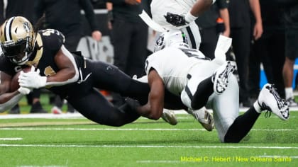 New Orleans Saints defensive end Tanoh Kpassagnon (90) during an NFL  football game against the Baltimore Ravens, Monday, Nov. 7, 2022, in New  Orleans. (AP Photo/Tyler Kaufman Stock Photo - Alamy