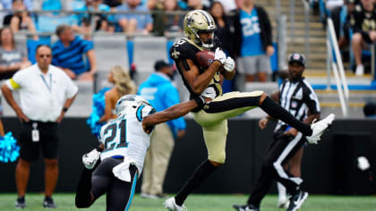 New Orleans Saints wide receiver Michael Thomas (13) during the NFL  football game between the New Orleans Saints and the Carolina Panthers on  Sunday September 24, 2017 in Charlotte, NC. Jacob Kupferman/CSM