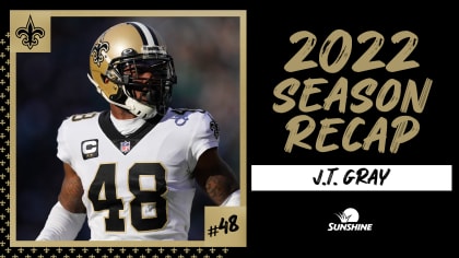 J.T. Gray puts in elite season for New Orleans Saints special teams, earns  first-team spot on AP All-Pro team